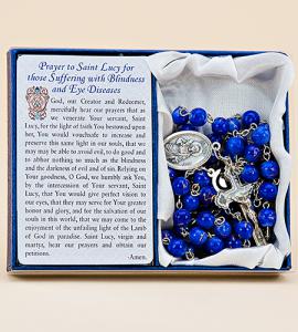 Saint Lucy/Eye Disease Healing Rosary Boxed