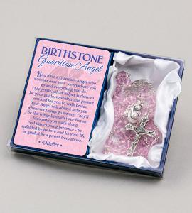 Guardian Angel Birthstone Rosary October