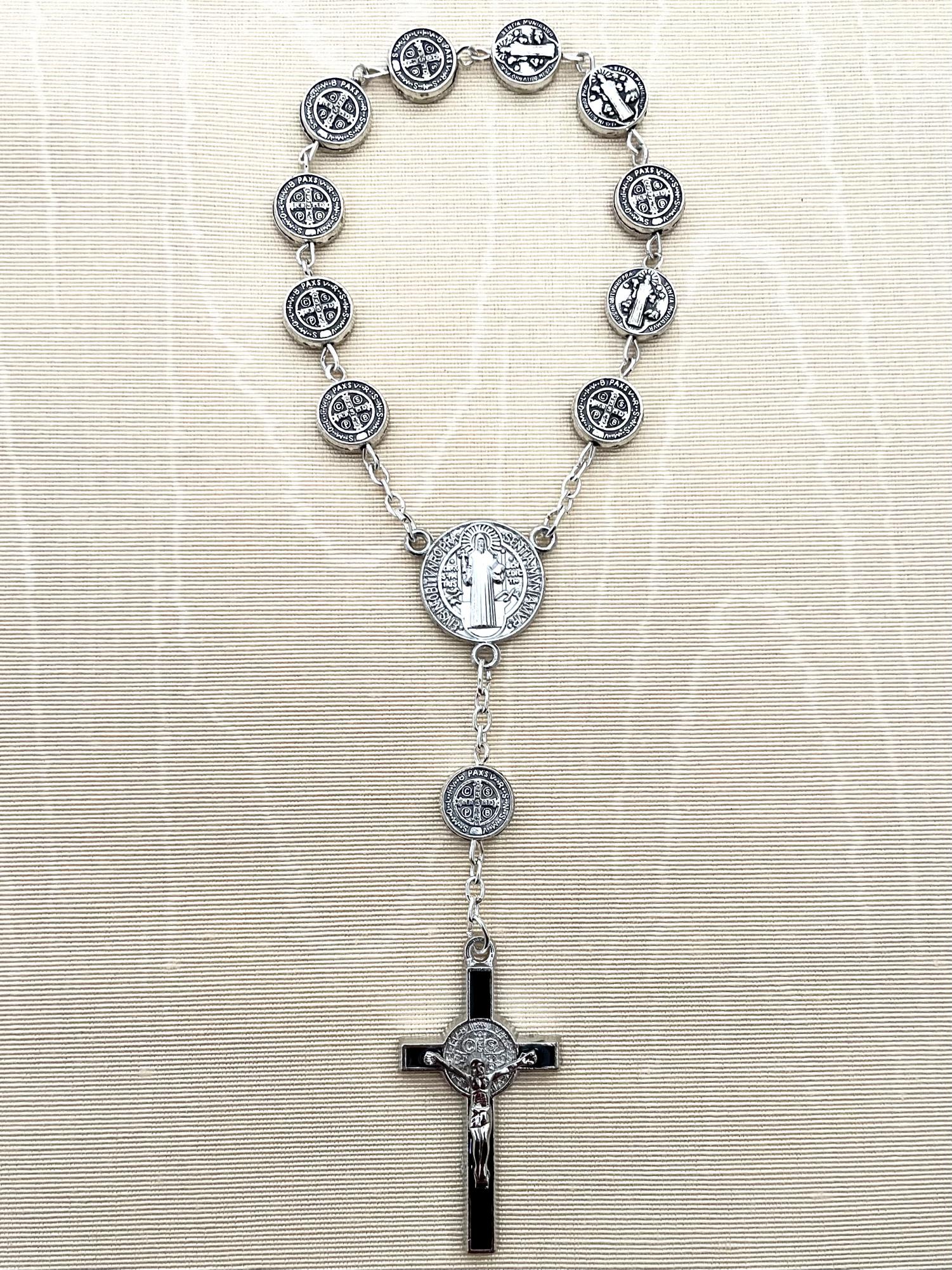 Saint Benedict Medal Rosary 1 Decade Rosary