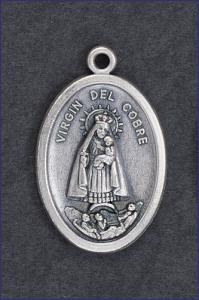 OVAL OXIDIZED MEDAL CARIDID DEL COBRE