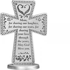 3in Mom Standing Message Cross Gift Boxed