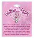 Girl Baptismal Angel Crystal Lapel Pin