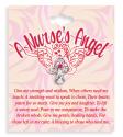 A Nurses Angel Crystal Lapel Pin