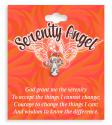 Serenity Angel Crystal Lapel Pin